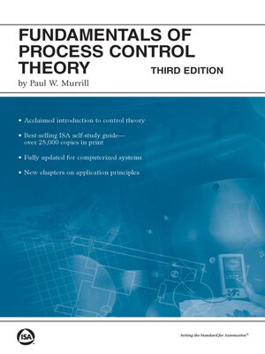 cover image of Fundamentals of Process Control Theory